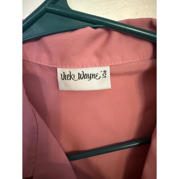 Pink Vicky Wayne's Classy Button Up Shirt - Picture 2 of 2